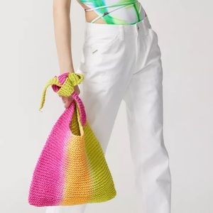 URBAN OUTFITTERS Monaco Raffia Hobo Bag